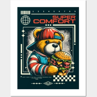 Super Comfort Hamburger Posters and Art